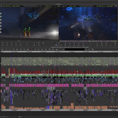 an image of some video editing in the dark knight game, which is being used to make