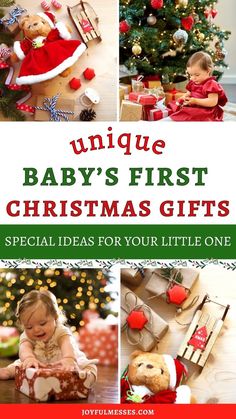 baby's first christmas gifts are perfect for your little one