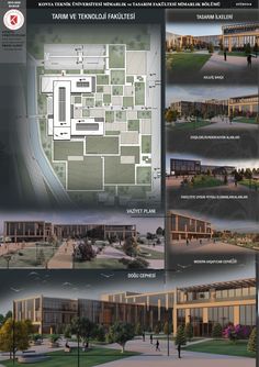 an architectural rendering shows the various sections of a building and how they are used to make it