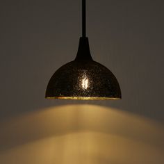 a light that is hanging from a ceiling