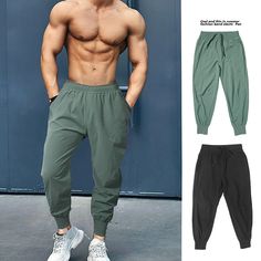 Mens Joggers Pants Summer Fashion Sweatpants Streetwear Fitness Tracksuit Jogging Pants Men Gym Clothing Muscle Sports Trousers Green Athleisure Cargo Pants For Sports, Green Athleisure Parachute Pants For Sports, Green Sweatpants With Pockets For Workout, Baggy Sports Joggers With Elastic Waistband, Baggy Sportswear Sweatpants For Sports, Cotton Sportswear Joggers For Training, Baggy Sweatpants For Sports, Cotton Joggers For Training, Casual Harem Pants With Elastic Waistband For Sports