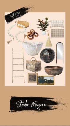 the cover of an art book with various items on it and text that reads, studio mage