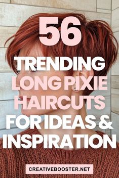 Click for More ➡️ | Save for Later ❤️  Craving a fresh look? These 56 long pixie haircuts are packed with ideas to inspire your next change! Whether you love soft, touchable waves, edgy textured cuts, or bright, daring colors, this list has the top styles. From smooth and polished to playful and messy, there’s a pixie cut for every personality.  #PixieCut #LongPixie #PixieHairstyle #HaircutIdeas #2024Trends #HairInspo #ShortHair #PixieTransformation Pixie Haircut Long Hair, Cool Haircuts For Women Short, Short Hairstyle With Long Bangs, Long Hair Pixie Haircut, Pixie Hair Growing Out, Short Nape Haircut, Pixie Inverted Bob, Pixie Haircut Medium, Long Pixie Haircut Middle Part