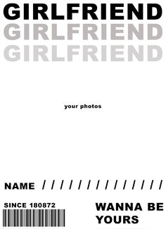 the back cover of a girlfried book