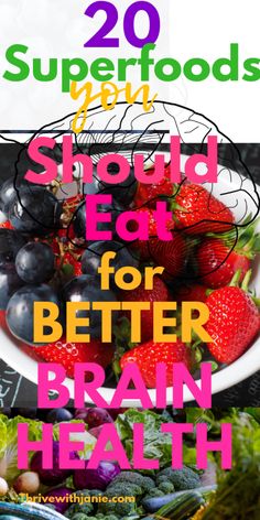 FOODS TO EAT FOR BRAIN HEALTH Healthy Facts, Baking Soda Beauty Uses, Holistic Nutrition, Diet Keto, Proper Nutrition, Good Mental Health, Foods To Eat