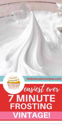 the best ever 7 minute frosting recipe