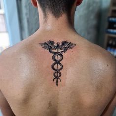 Erkek Dövme Tattoo Hermes Tattoo, Caduceus Tattoo, Eagle Chest Tattoo, Medical Tattoo, Simple Tattoos For Guys, Small Forearm Tattoos, Cool Chest Tattoos, Neck Tattoo For Guys