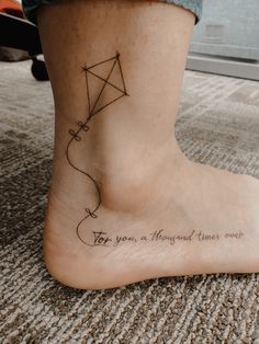 The Kite Runner Tattoo, Tiny Kite Tattoo, Fine Line Kite Tattoo, Small Kite Tattoo, Kite Runner Tattoo, Kite Tattoo Ideas, Ava Tattoo, Kite Drawing, Kite Tattoo