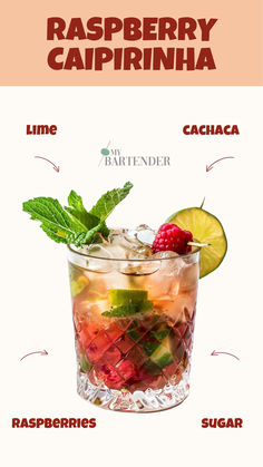 Raspberry Caipirinha