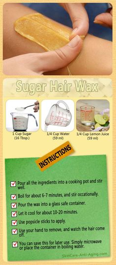 Diy Hair Wax, Wax Recipe, Sugar Wax Recipe, Silky Smooth Legs, Hair Removal Diy, Smooth Legs, Sugar Waxing, Wax Hair Removal, Unwanted Hair Removal