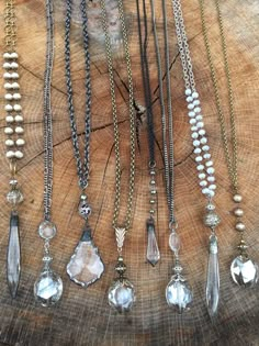 Shine, shimmer and sparkle this holiday season with gemstone and crystal necklaces. www.lisajilljewelry.etsy.com Tbz Jewellery, Bijoux Fil Aluminium, Assemblage Jewelry, Necklace Rose, Epilator, Upcycled Jewelry, Design Course, Diy Schmuck, Jewellery Design