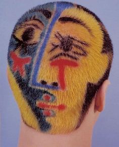 Shaved Head Designs, Retro Clothes, Shaved Head, Shaved Hair, Fashion Color, Grunge Hair, Hair Art