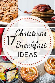 christmas breakfast ideas with text overlay