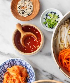 Gochujang Sauce - Love and Lemons Gochujang Sauce Recipe, Vegetarian Recipes Gluten Free, Bibimbap Sauce, Dairy Free Dinner Recipes, Veggie Rice Bowl, Easy Peanut Sauce, Spicy Dipping Sauce, Gochujang Sauce