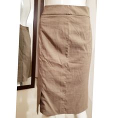 Nwt Brown Midi Double Split In The Back Skirt, And Zips On The Side. Thick Band High Waist, With Double Pleats In The Front And Pleats In The Back. Size 10 Double Split Skirt, Back Skirt, Split Skirt, New York And Company, Women Skirts Midi, Midi Skirt, High Waist, Womens Skirt, Split