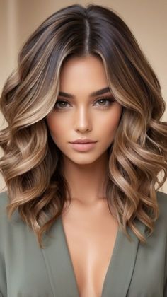 #HairTransformation#shortHair#TrendingNow Light Brown Hairstyles, Balayage Ideas, Hair Highlight, Brown Balayage, Super Hair, Hair Color Highlights