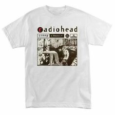 Radiohead Poster, Fleetwood Mac Shirt, Star Bedding, Poster White, T Shirt Png, Radiohead, Band Shirts, Rock Band, Gift For Men