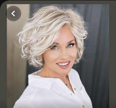 Hair Styles For 60+ Women, Haircuts That Make You Look Younger, Volume Bob Hairstyles, Curly Bobs For Older Women, Hair Over 60 Aging Gracefully, White Hair Beauty, Barbara Leigh, Double Chin Hairstyles, Henry Margu Wigs