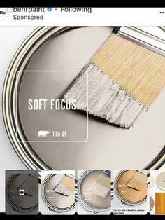 an image of some paint colors being used on the web page for this website design