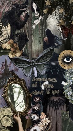 Goth Aesthetic Wallpaper Iphone, Destiny Core Aesthetic, Dark Silver Aesthetic, Dark Witch Wallpaper, Angel Lockscreen, Yule Wallpaper, Witch Phone Wallpaper, Witch Collage, Dark Gothic Aesthetic