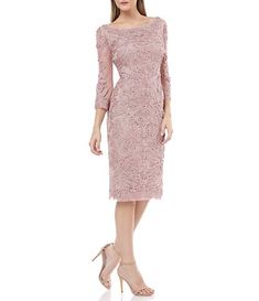 Women's Dresses & Gowns | Dillard's Casual Cocktail Dress, Mother Of The Groom Dresses, Chiffon Cocktail Dress, Designer Cocktail Dress, Groom Dresses, Cocktail Party Dress, Best Mother, Groom Dress, The Groom