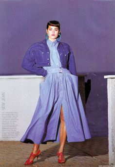 Vintage Fashion 1990s, Vintage Fashion 1980s, Fashion 1990s, Yasmin Le Bon, Mode Shoes, 80 Fashion