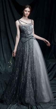 The Atelier Couture, Starry Night Dress, Gowns Dresses Elegant, Gown Inspiration, Elegant Dresses Classy, Dress Design Sketches, Fantasy Gowns, Pretty Prom Dresses, Stylish Dresses For Girls