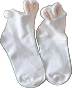 Kawaii Aesthetic Y2K Cute Fairy Bunny Ears Socks MK Kawaii Store Cozy Soft Socks For Gifts, Cute Super Soft Socks For Stocking Stuffers, Cute Soft Socks For Stocking Stuffers, Cute Socks For Stocking Stuffers, Trendy Soft Socks For Stocking Stuffers, Cute Soft White Socks, Cute Super Soft Socks For Gift, Cozy White Socks As Gift, Cozy White Socks For Gifts