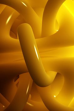 an abstract yellow background with wavy lines