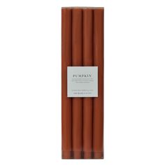 FRAGRANCE PROFILE: Harvest pumpkin interwoven with delectable notes of vanilla, nutmeg and crushed cinnamon. DETAILS: 10" 4-PackBurn Time: Approx. hours | Box Dimensions: 3.5" x 0.9" x 10.0" | Weight: 1.0 lbs 14" 4-PackBurn Time: Approx. hours | Box Dimensions: 4.0" x 1.05" x 14.0" | Weight: 1.8 lbs Specialty Candles, Wooden Wick Candles, Harvest Pumpkin, Candle Types, Candles For Sale, Wooden Wick, Flameless Candles, Linen Spray, Gift Bundles