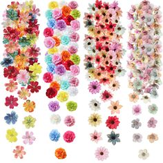 PRICES MAY VARY. Assorted Flowers: what you will receive are 217 pieces of faux mixed flower heads, including 24 pieces of artificial rose head flowers, 45 pieces of silk plum blossom heads, 48 pieces of sunflower daisy flower heads and 100 pieces of silk daisy flower heads, the quantity is sufficient to satisfy your daily use and replacement Multiple Usages: these mini flowers can be applied to decorate your vase, garland, wreath, floral arrangement, you can also use them to decorate your cake Daisy Wedding Decorations, Sunflower Wedding Decorations, Decoration For Halloween, Casa Halloween, Daisy Wedding, Wreath Home Decor, Kraf Diy, Sunflower Decor, Christmas Decorations For The Home