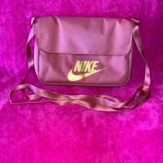 Cross-Body Bag By Nike Your New Sidekick Adjustable Strap Fold-Over Flap Top Zip And Magnetic Closure Internal Pocket Nike Logo Details. Color: Pink Nike Bags, Girly Accessories, Cross Body Bag, Pink Bag, Nike Logo, Magnetic Closure, Body Bag, Cross Body, Nike Women