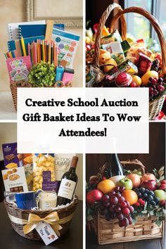 Looking for the perfect School Auction gift basket to wow your attendees? Check out these creative school auction basket ideas for inspiration! From themed baskets to luxurious gifts, we've got you covered with unique and exciting gift basket raffle ideas fundraisers school auction. Make a statement at your next silent auction with these amazing school silent auction gift basket ideas. Your guests will be bidding non-stop on these fantastic baskets!