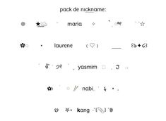 Free Nick Name Cute, Coquette Nicknames, Coquette Symbols, Symbols Aesthetic, Aesthetic Symbols, Cute Symbols