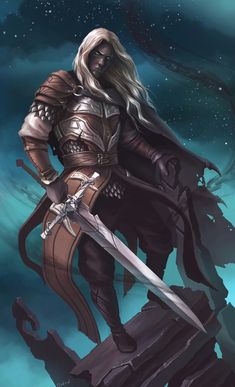 Malazan Book Of The Fallen, Drow Male, Half Drow, Dnd Elves, Heavy Armor, Night Elf, Fantasy Races, Dungeons And Dragons Characters, D&d Dungeons And Dragons