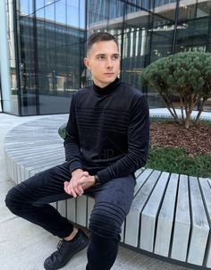 Black color, exclusive design decorated velour tracksuit for leisure.  Highest quality handmade athleisure wear for men. After confirmation of your payment we will prepare and ship the item for you in 9 business days. We assure quality - each item is handmade with love by our well selected seamstresses. Fabric - Highest quality stretchy velour: Cotton, Polyester, Elastane. Machine wash according to instructions on care label. Sizes :S, M, L,XL, XXL Men in picture wears M size tracksuit (181cm he Velvet Set, Velour Tracksuit, Athleisure Wear, Height And Weight, High Collar, Leisure Wear, Exclusive Designs, Sport Fitness, Athleisure