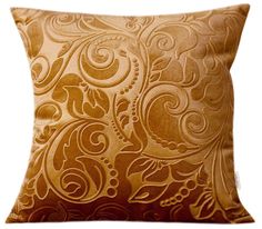 PRICES MAY VARY. Quantity, Quality and Trademark: 1 TangDepot decorative throw pillow cover (Note: Only Cover, INSERT NOT INCLUDED). TangDepot is a trademark. We brings you Luxurious Design High Quality Heavy Velvet floral Embossed pillow covers at an Affordable Price. Supreme Quality Combined Thicker and Stronger than Standard Velvet fabric. We use the most advanced sewing technology to produce the ideal throw pillow covers. It's made to last and doesn't lose its luxurious softness even after m Velvet Embossing, Shell Cushion, Tudor Manor, Advanced Sewing, Garden Pillows, Euro Sham, Indoor Outdoor Pillows, Velvet Throw, Velvet Throw Pillows