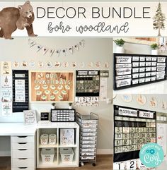 a collage of photos with the words decor bundle