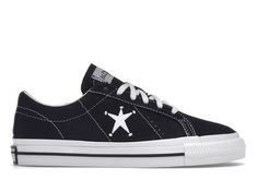 Converse Chuck One Star Ox Stussy Black - 173120C One Stars Converse, Converse One Star Outfit, Converse Gianno, Converse X Stussy, Black Shoes Men, Converse One Star, Black Converse, Stylish Mens Outfits, Swag Shoes