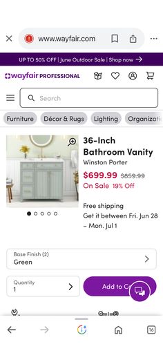 Shop Wayfair for A Zillion Things Home across all styles and budgets. 5,000 brands of furniture, lighting, cookware, and more. Free Shipping on most items. 36 Inch Bathroom Vanity, Garage Storage Cabinets, Reclining Furniture, Outdoor Storage Sheds, Outdoor Heating, Shed Storage, Outdoor Grill, Game Room Furniture, Lighting Sale