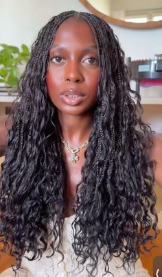 Pretty Braid, Braiding Hair Colors, India Arie, Cute Box Braids, Summer Braids, Faux Locs Hairstyles, Hairstyle Inspo, Unique Hair