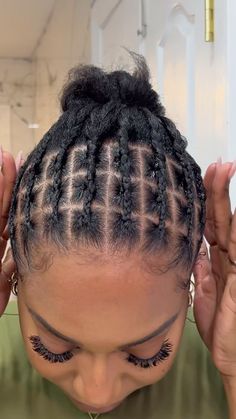 Nicole Burch | It was hard to believe I did these myself. Most were surprised to hear they were crochet braids. Detailed tutorials on my YouTube Now!... | Instagram Lock Hairstyles, Hair Doo