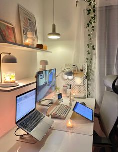 ambient lights, study mode, study night, study desk, desk setup, setup, deskgram, studygram Cozy Desk, Coastal Dining