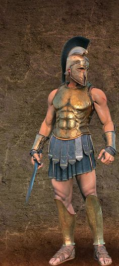 Roman Empire Armor -                                                              Athenian hoplite Ancient Warfare, Spartan Warrior, Greek History, Roman Soldiers