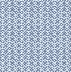 an abstract blue and white pattern with wavy lines on the side, as well as small squares