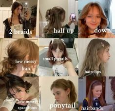 Downtown Aesthetic Hairstyles, Downtown Hairstyles, Hair Inspiration Long, Hairstyles For Girls, Hairstyles For Layered Hair, Hair Tips Video, From Tiktok, Hair Stylies, Penteado Cabelo Curto