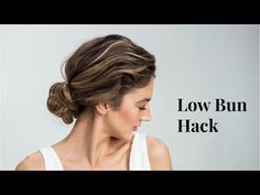 Messy Low Bun Medium Hair, Short Hair Updo For Wedding Tutorial, Low Buns For Short Hair, Easy Messy Buns For Medium Hair, Low Bun On Natural Hair, Loose Bun Tutorial, Wedding Buns, Bun On Natural Hair, Low Bun Hairstyles Tutorial