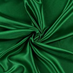 the green fabric is very soft and shiny