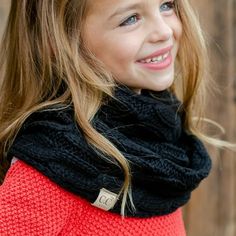 Experience the refined and timeless aesthetic of the CC Kids Size Popular Scarf. Made with the exceptional quality of C.C, this infinity scarf is a sophisticated accessory for toddlers and kids alike. Select from a variety of fashionable colors and give the gift of this iconic scarf for any special event. Size: One Size.  Color: Black.  Gender: female. Usa Business, Kids Scarf, The Boat, Pink Candy, Dark Denim, Pet Hair, Scarf Styles, Infinity Scarf, Online Purchase