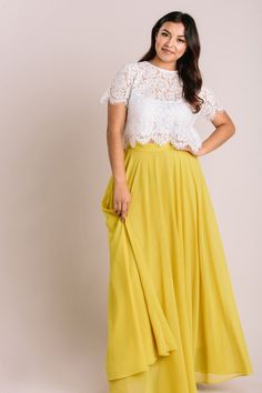 Amelia Full Maxi Skirt TEST TEST TEST Skirts Lucy Paris Yellow Large Bridesmaid Dresses Mexico, Light Pink Maxi Skirt, Skirt With Heels, High Waisted Long Skirt, Rosé Waist, Yellow Maxi Skirt, Yellow Maxi Skirts, Engagement Shoot Outfit, Pink Maxi Skirt